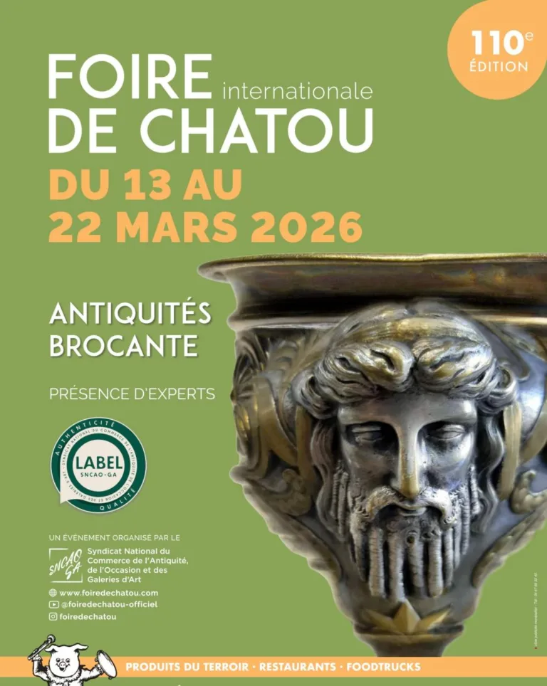 Foire de Chatou Printemps 2026 Brocante Antiquaire Chatou France 768x964